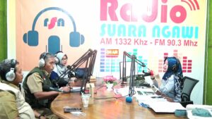 Radio Suara Ngawi Talk Show Perpustakaan sebagai Lembaga Pendidikan Non Formal